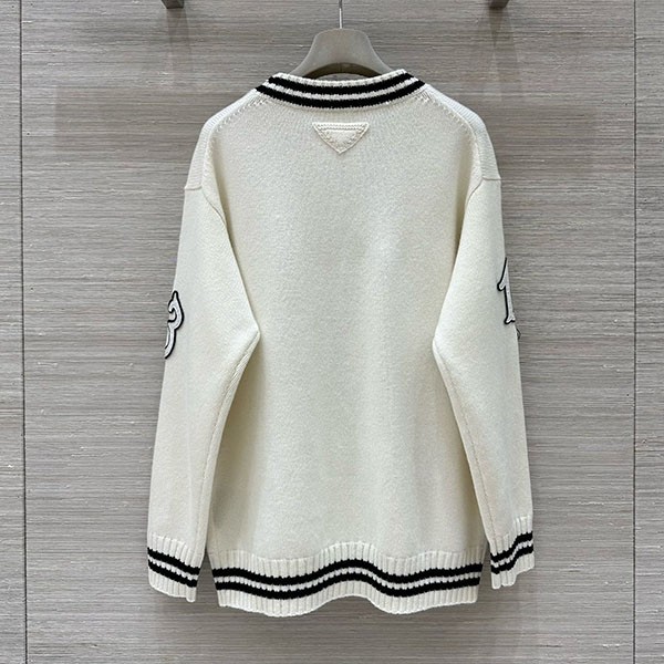 プラダ ウールxカシミヤ カーディガン コピー 2色 pud81024